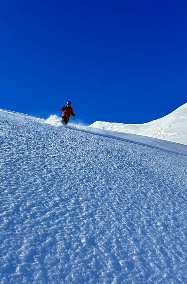 Freeride Schneesport Parsenn Aussicht Winter