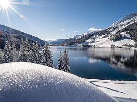 Davos See im Winter