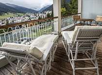 Balkon im Waldhotel Davos