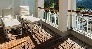 Doppelzimmer Standard im Waldhotel Davos