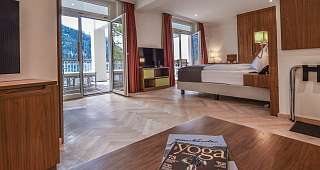 Junior Suite Sauna im Waldhotel Davos