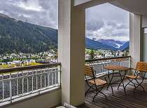 Balkon im Waldhotel Davos