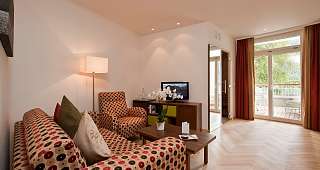 Junior Suite Sauna im Waldhotel Davos