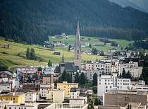 Thomas Mann Suite Ausblick im Waldhotel Davos